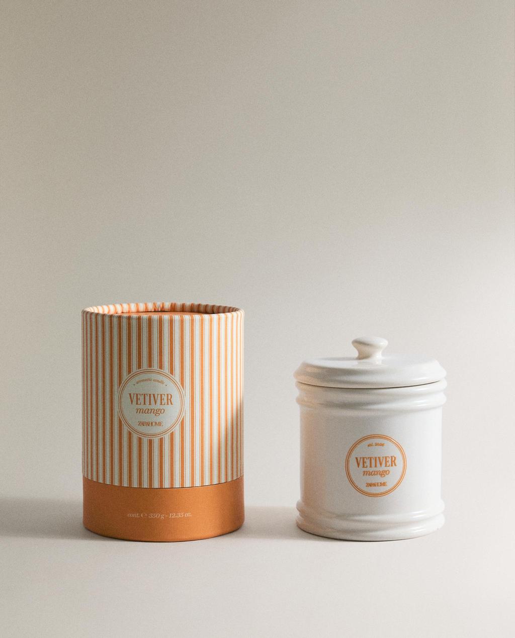 (300 G) VETIVER MANGO SCENTED CANDLE