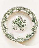 TIEFER TELLER AUS STEINGUT MIT BLUMENPRINT