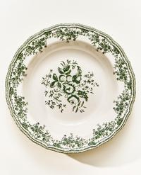 PLATO HONDO LOZA FLORAL