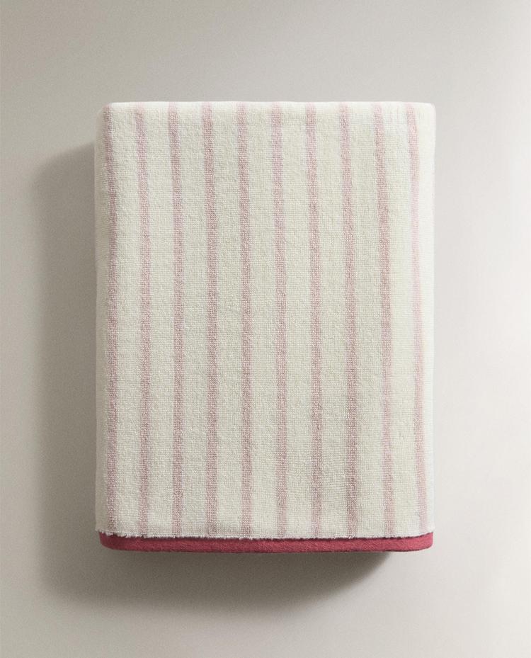 SERVIETTE DE BAIN ENFANT RÉVERSIBLE RAYURES