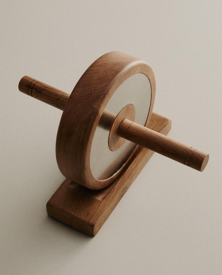 RUEDA Y BASE DE ENTRENAMIENTO MADERA