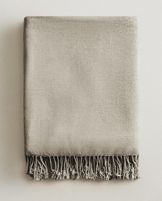 PLAID CHENILLE