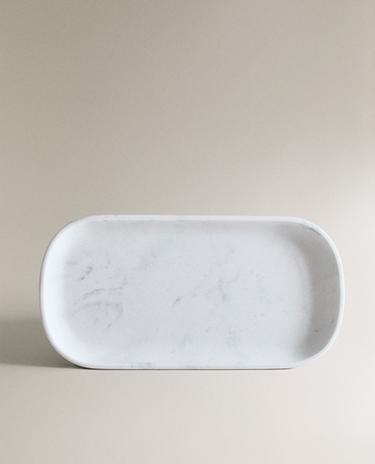 PLATEAU SALLE DE BAIN EFFET MARBRE