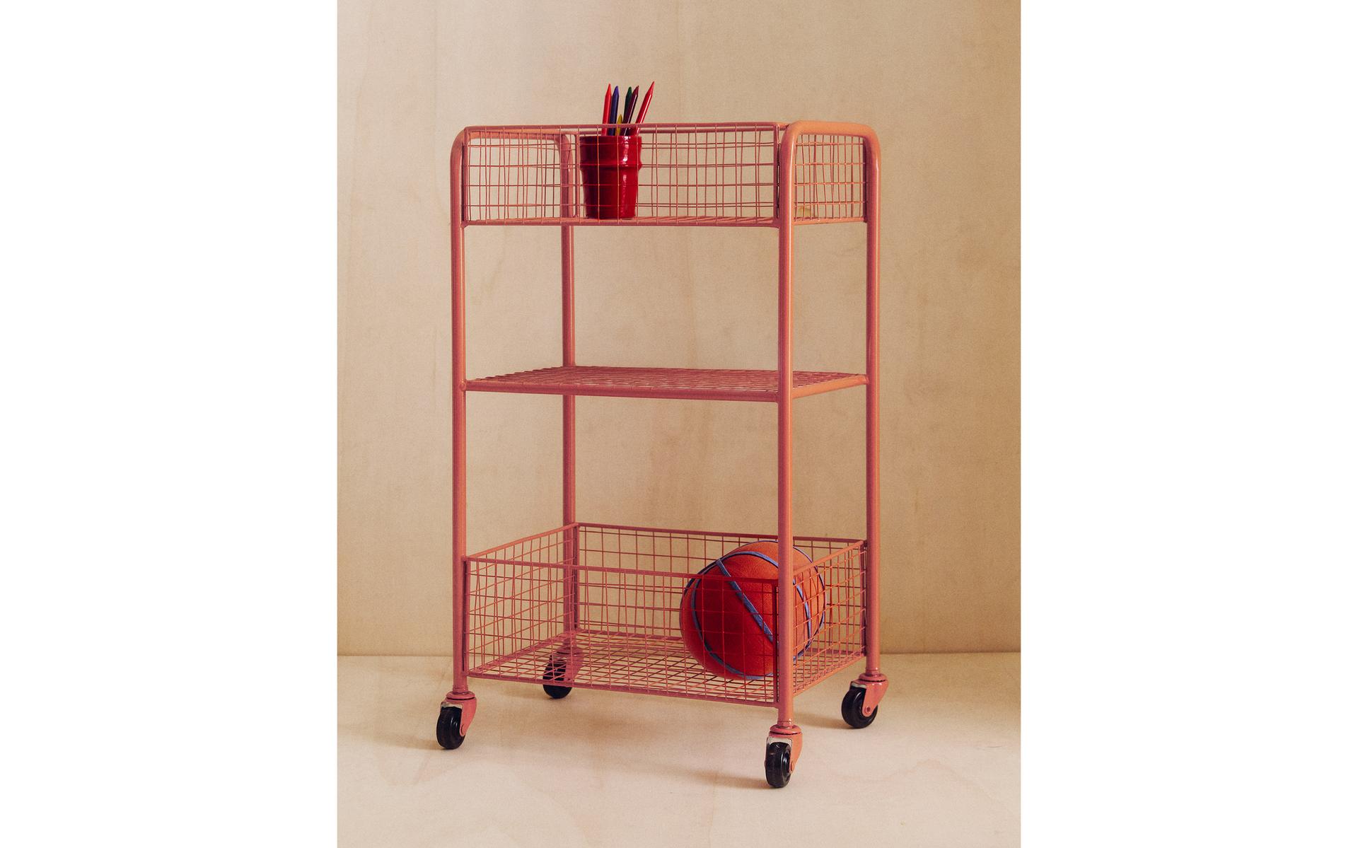 CARRITO ORGANIZADOR INFANTIL HIERRO