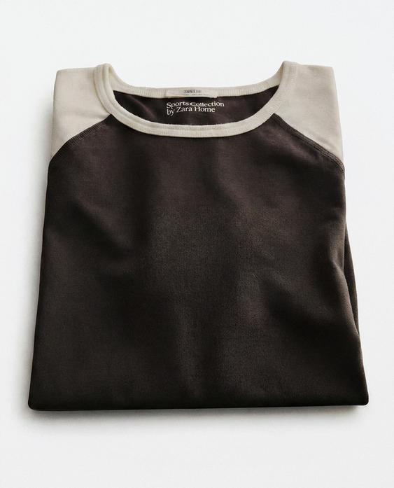 TWEEKLEURIG KATOENEN T-SHIRT