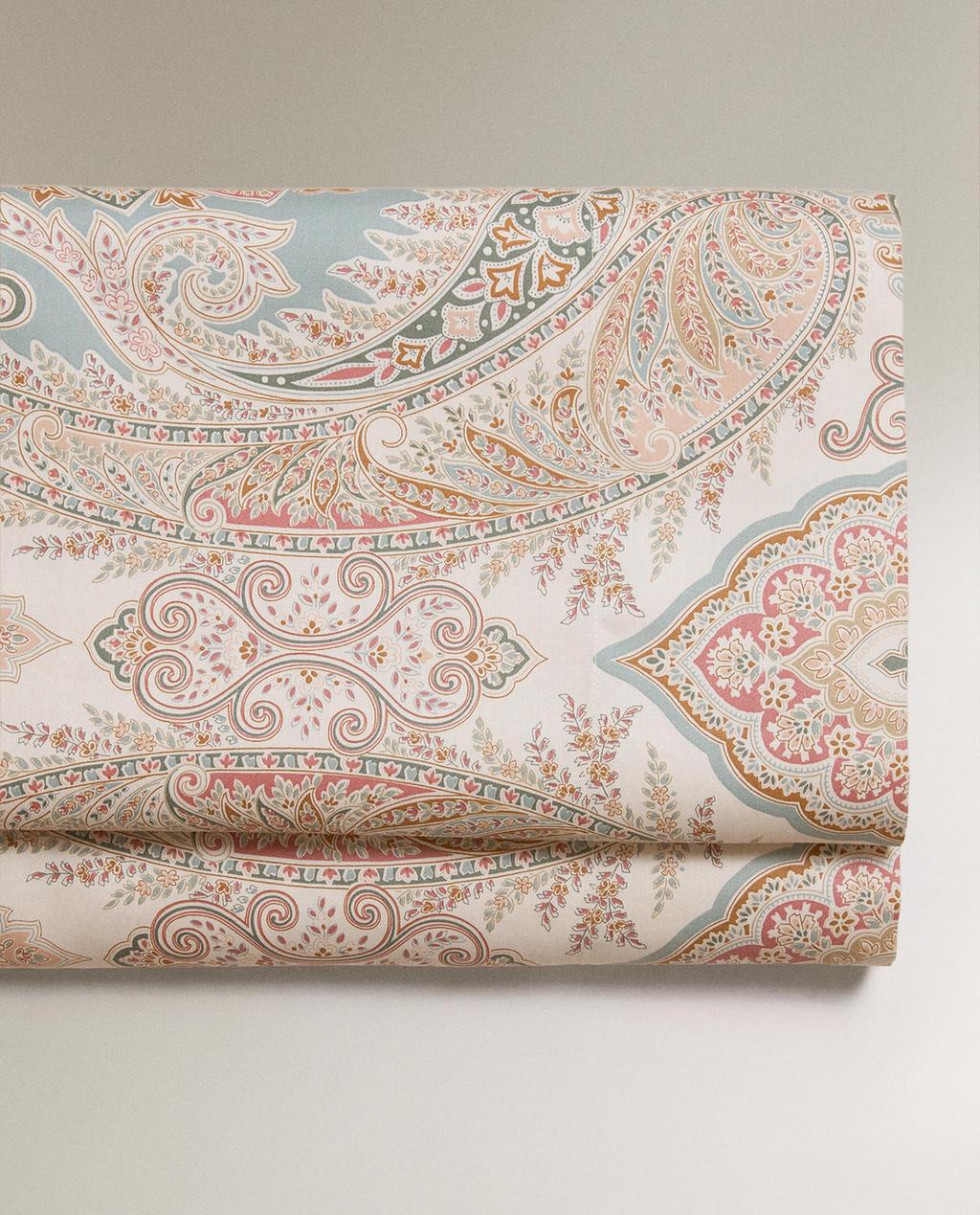 DRAP DE DESSUS SATIN PAISLEY