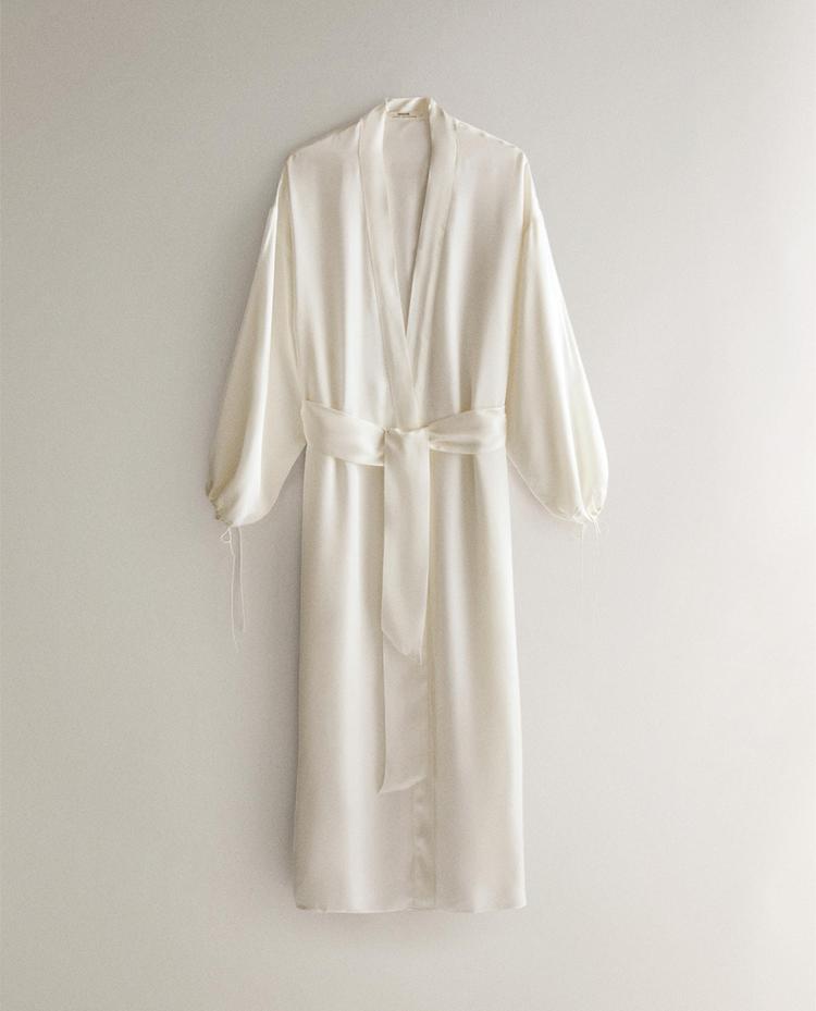 SATEEN DRESSING GOWN