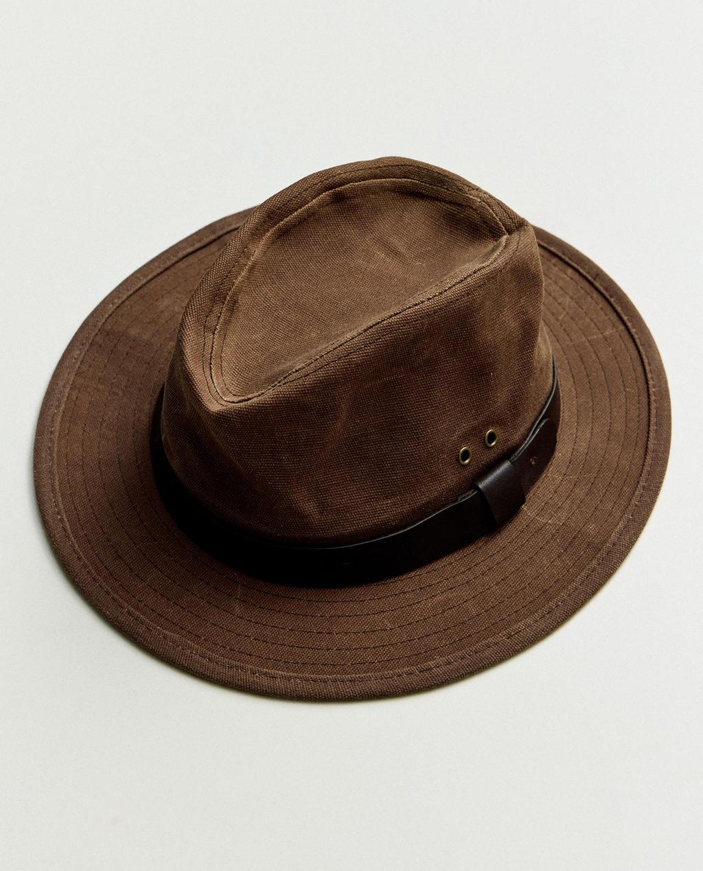 WAXED COTTON HAT