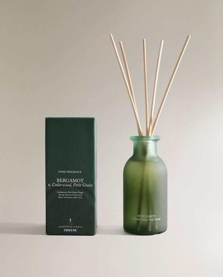 (195 ML) AMBIENTADOR MIKADO BERGAMOT & CEDAR WOOD, PETIT GRAIN