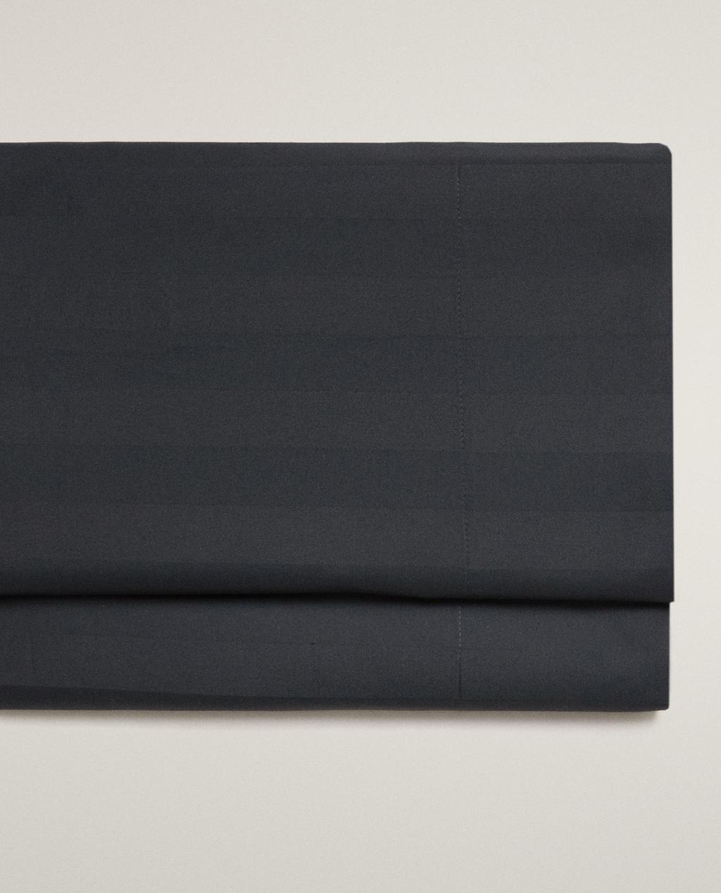 STRIPED SATEEN FLAT SHEET (500 THREAD COUNT)