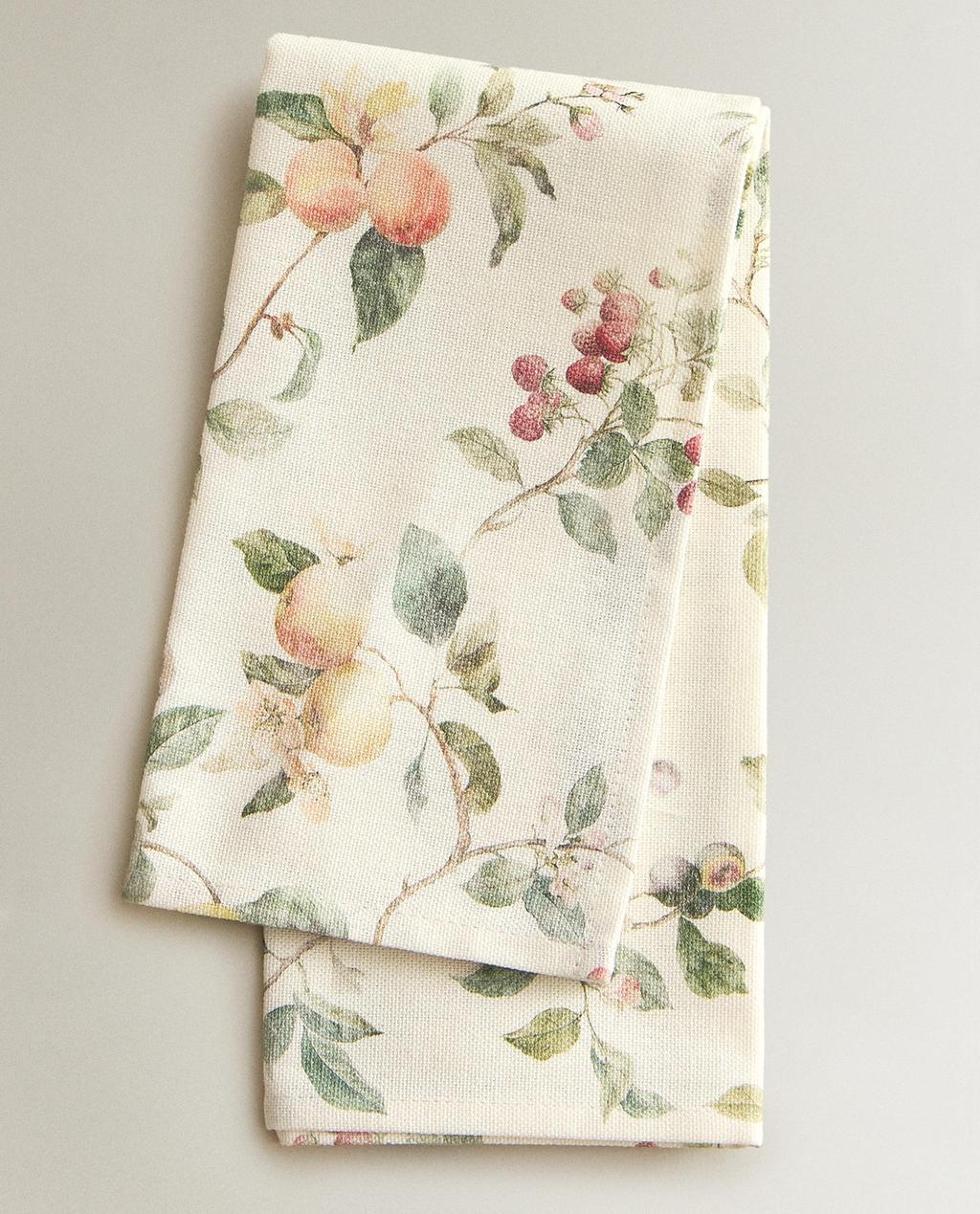 PANOS DE MESA ESTAMPADO BOTÁNICO (PACK DE 2)