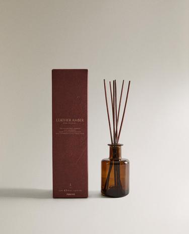 (95 ML) LEATHER AMBER REED DIFFUSERS