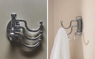 DRIEVOUDIGE METALEN KLEERHANGER