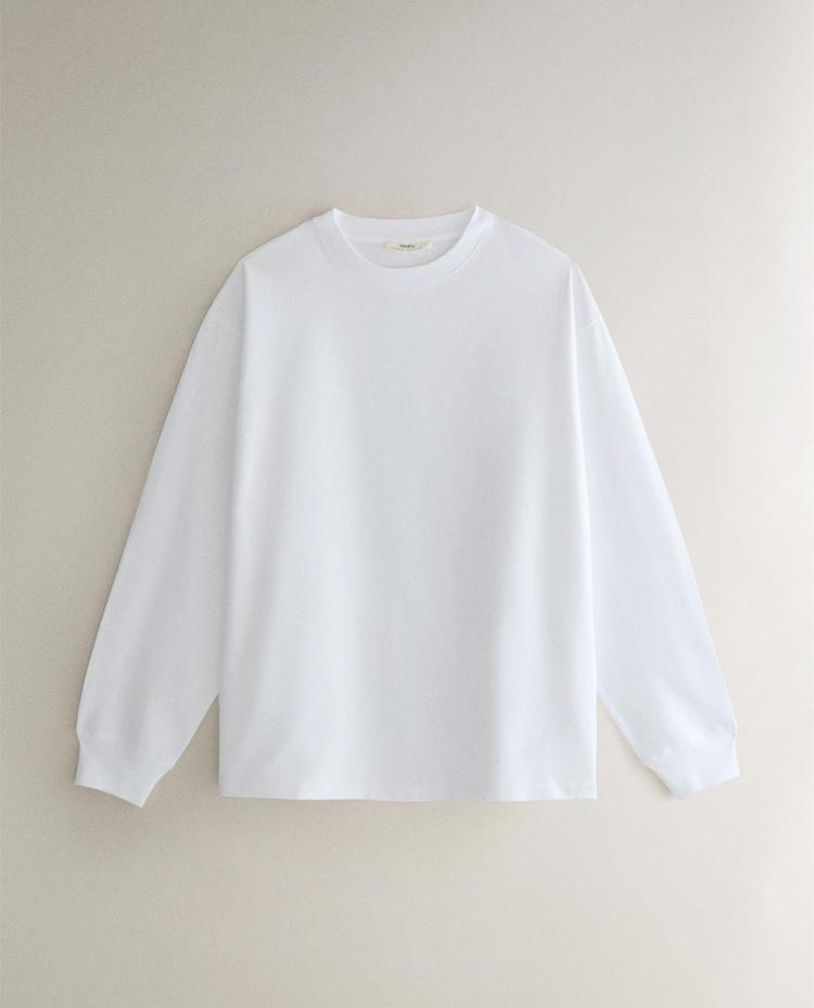 LONG SLEEVE COTTON JERSEY T-SHIRT