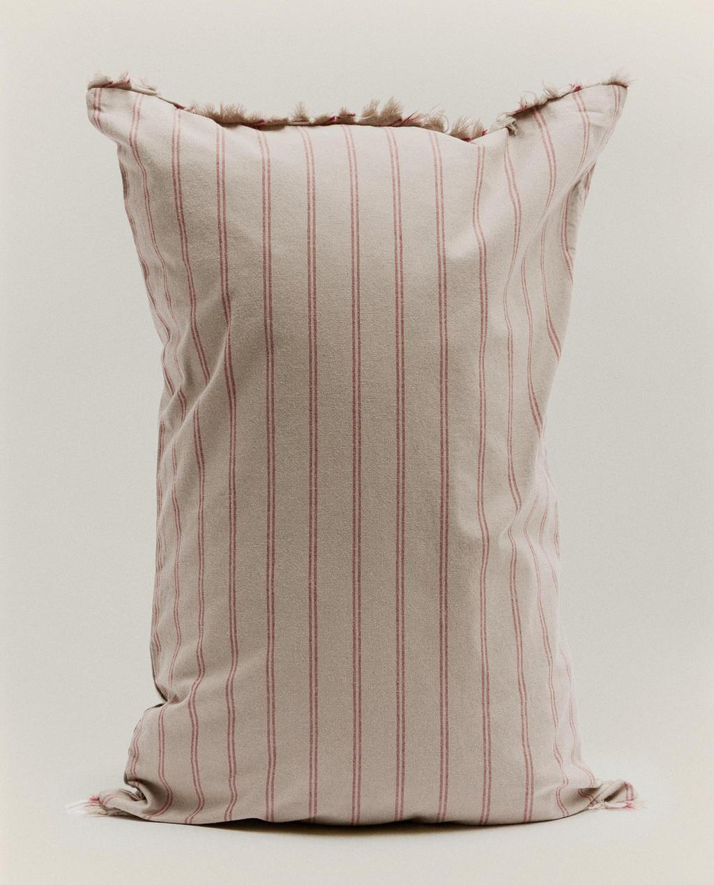 HOUSSE DE COUSSIN RAYURES