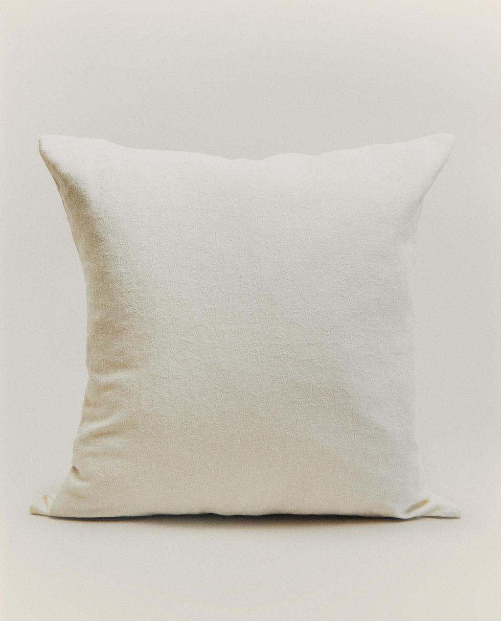 HOUSSE DE COUSSIN COTON JACQUARD