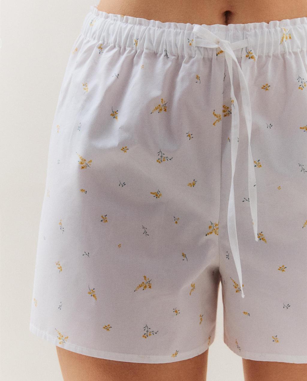 SHORT FLEURI