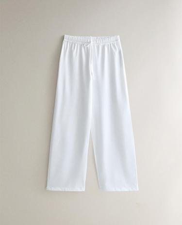 COTTON JERSEY TROUSERS