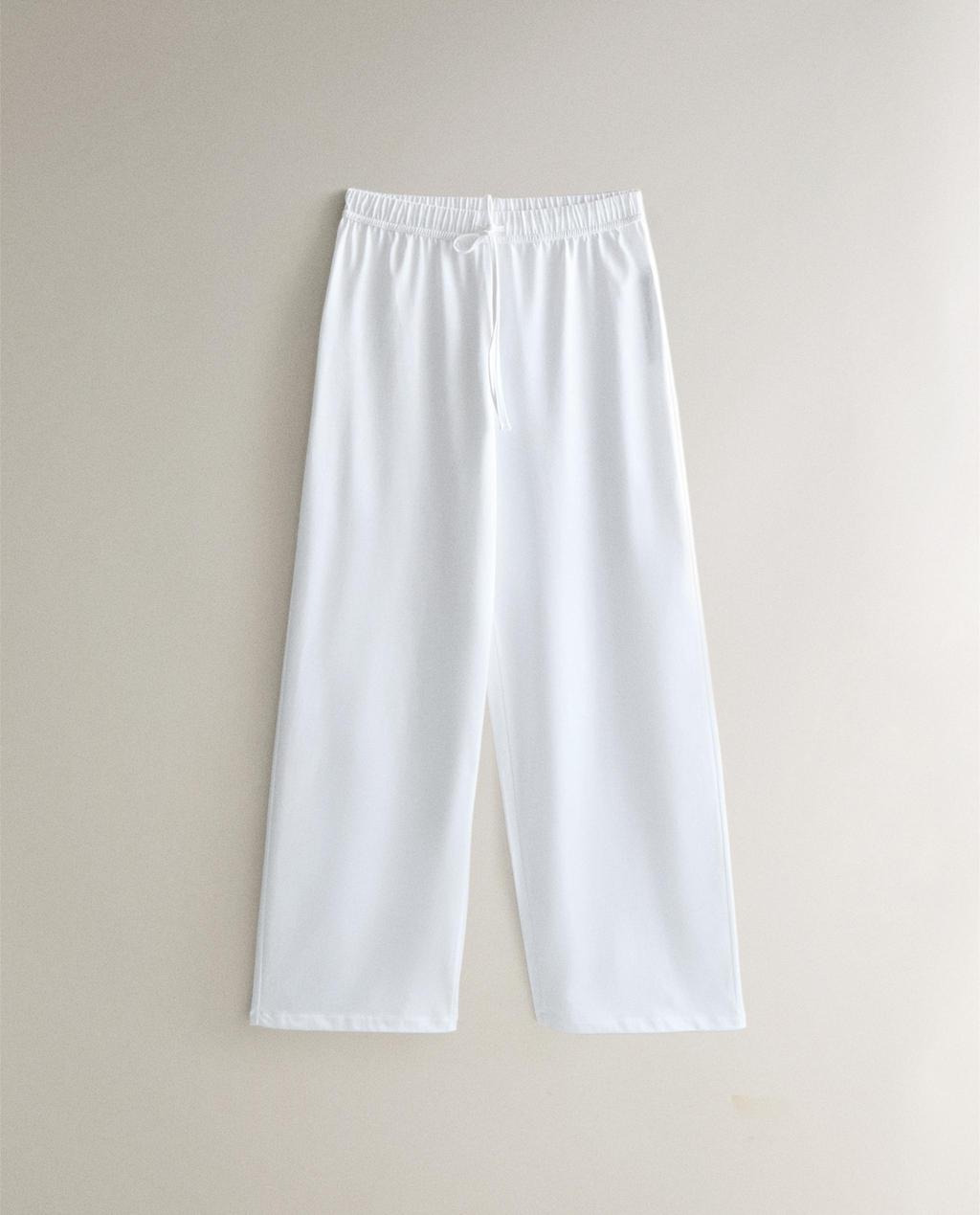 COTTON JERSEY TROUSERS