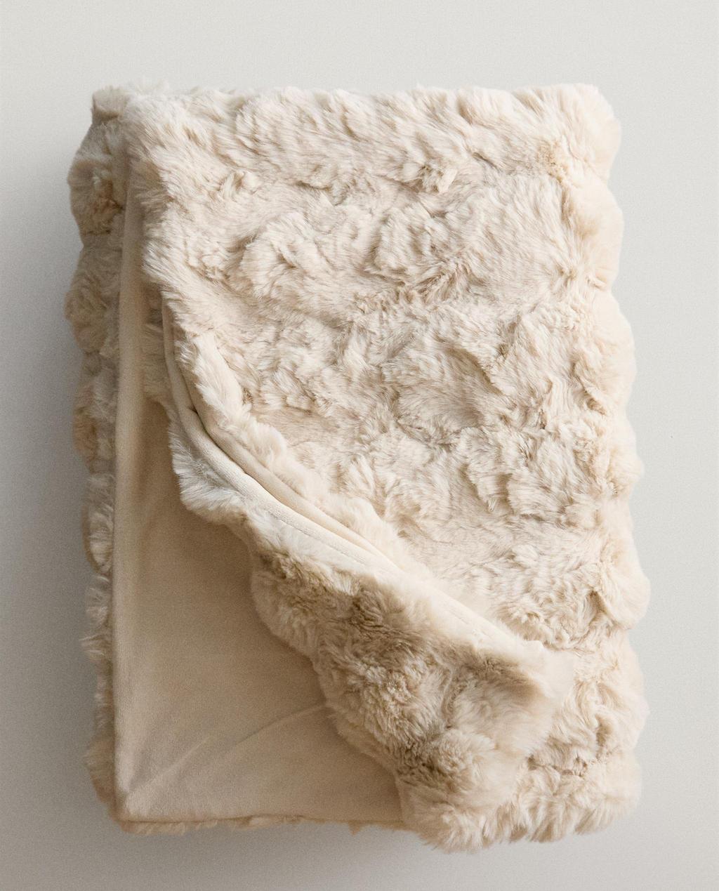 COPERTA IN PELLICCIA TEXTURE