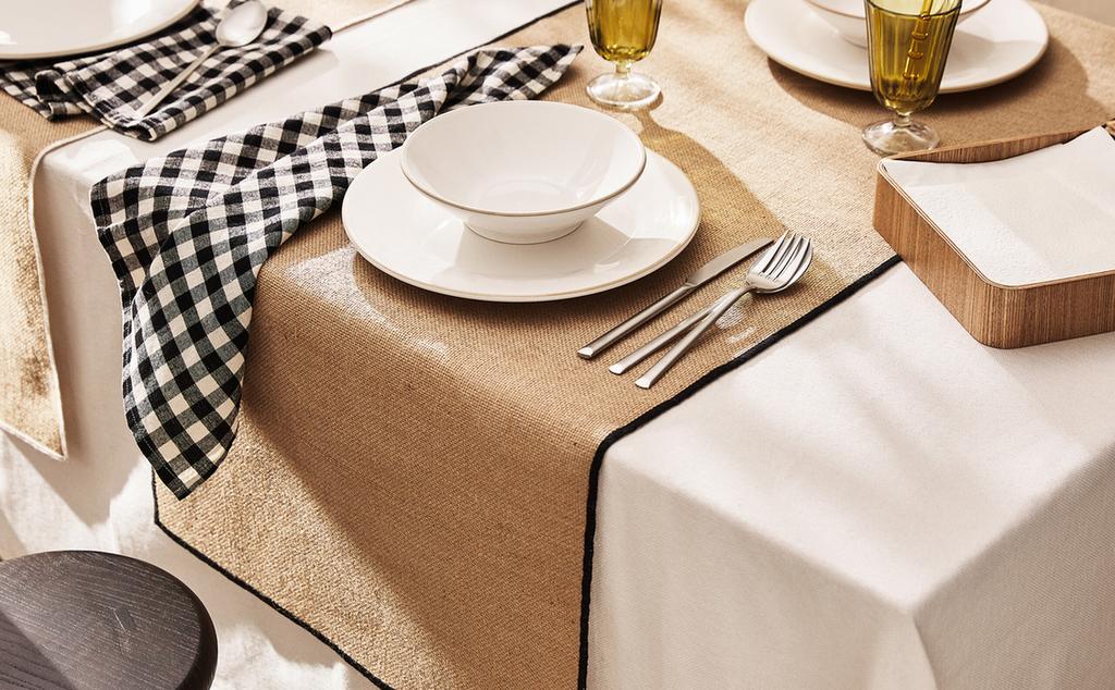 CHEMIN DE TABLE JUTE