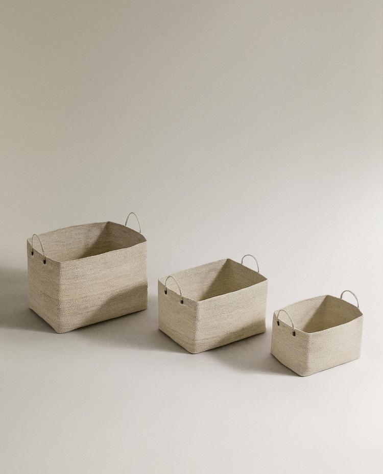 RECTANGULAR SEAGRASS BASKET