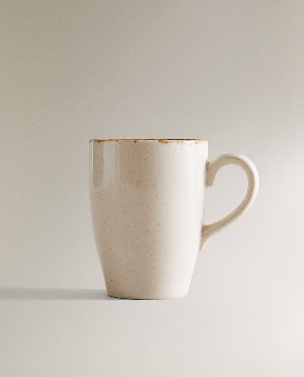 TASSE PORCELAINE BORD VIEILLI