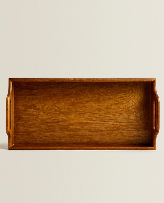 WOODEN TRAY WITH HANDLE WOODEN TRAY WITH HANDLE