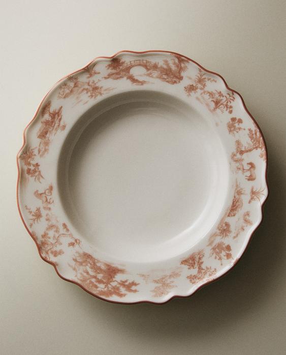TOILE DE JOUY PORCELAIN SOUP PLATE