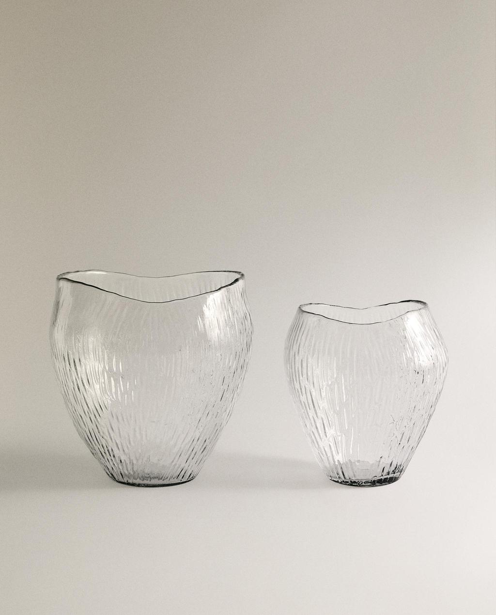 IRREGULAR GLASS VASE