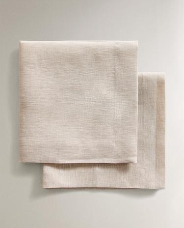 FLERPACK LINNESERVETTER MED DUBBLA LAGER (2-PACK)