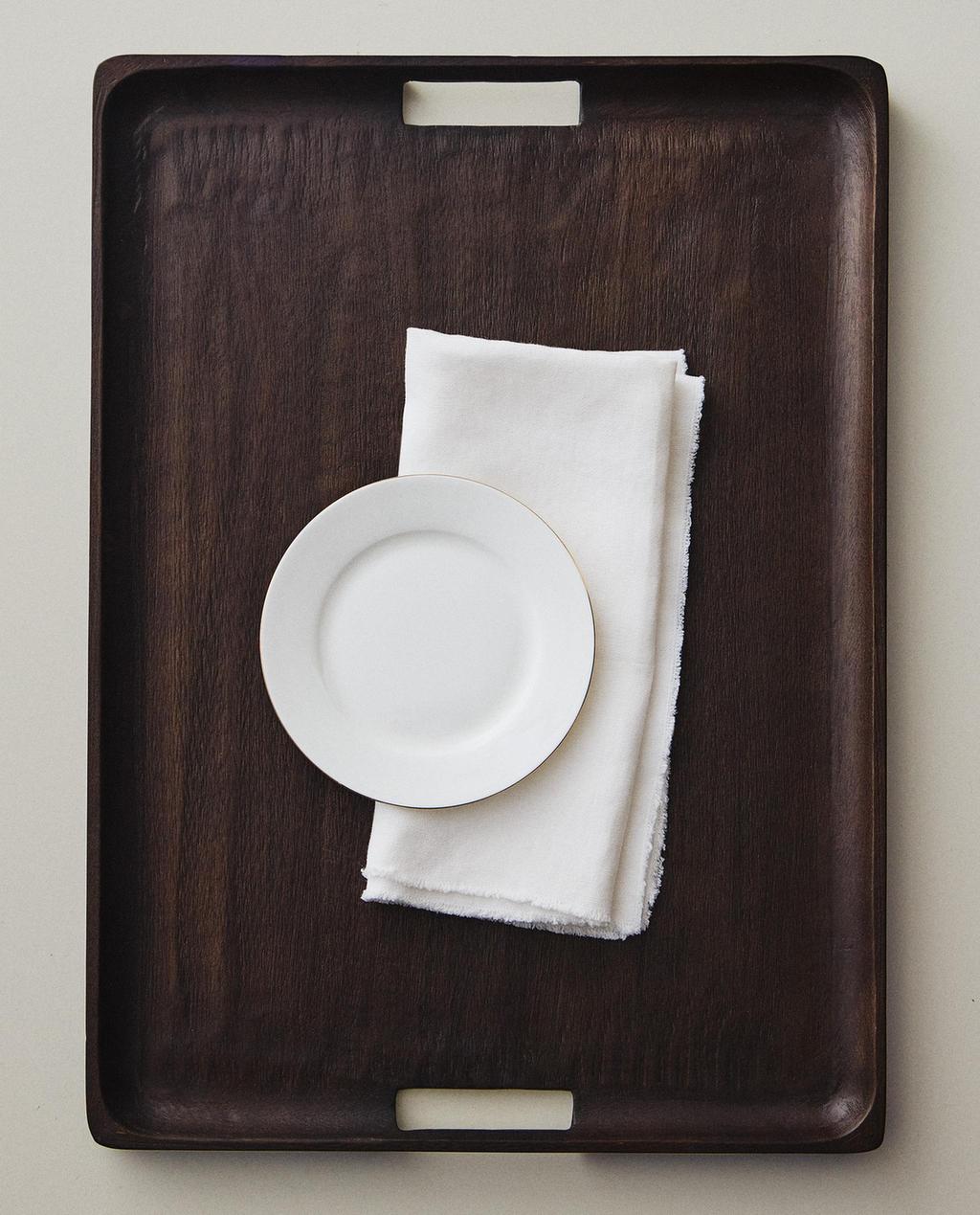 RECTANGULAR MANGO WOOD TRAY