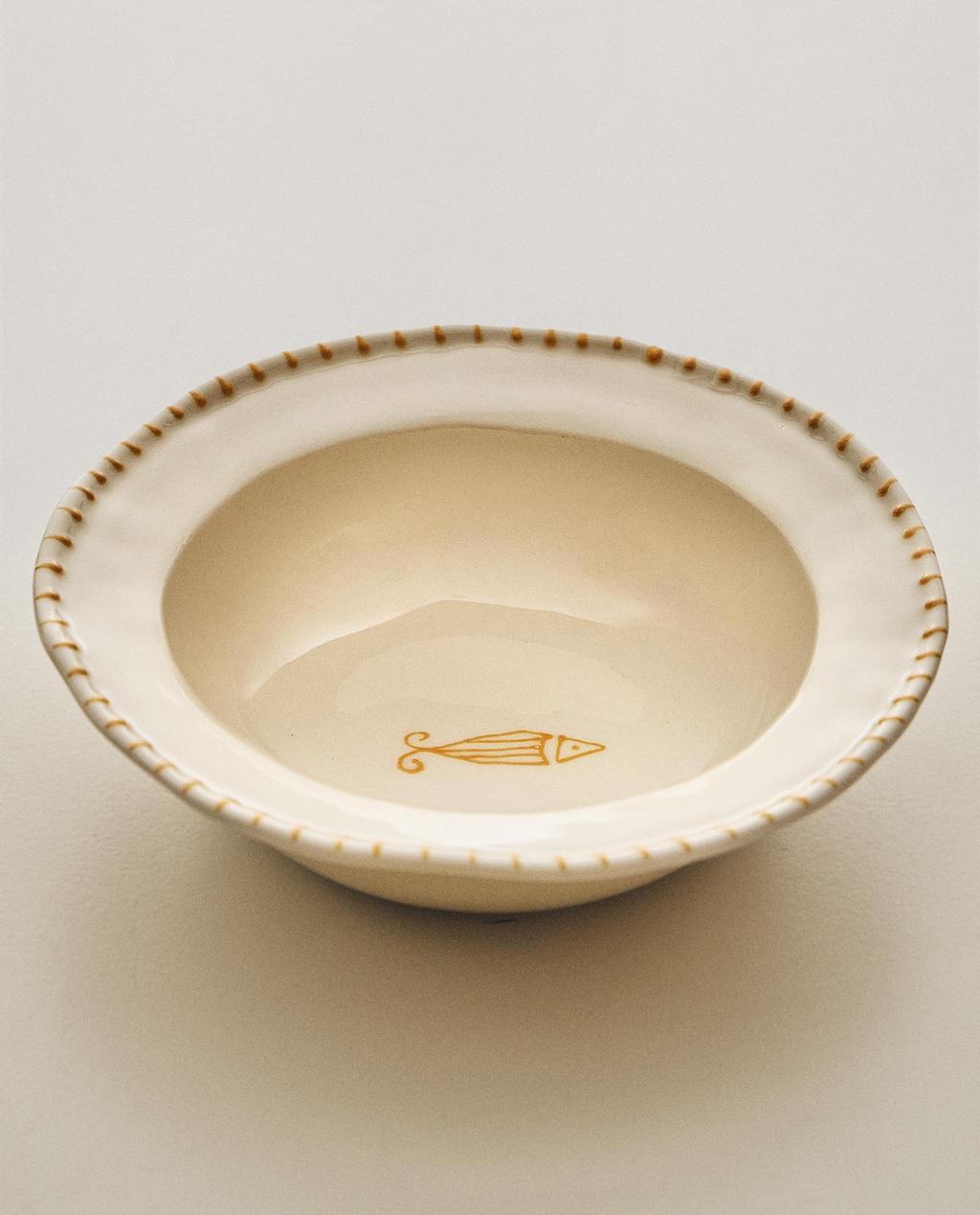 EARTHENWARE FISH BOWL