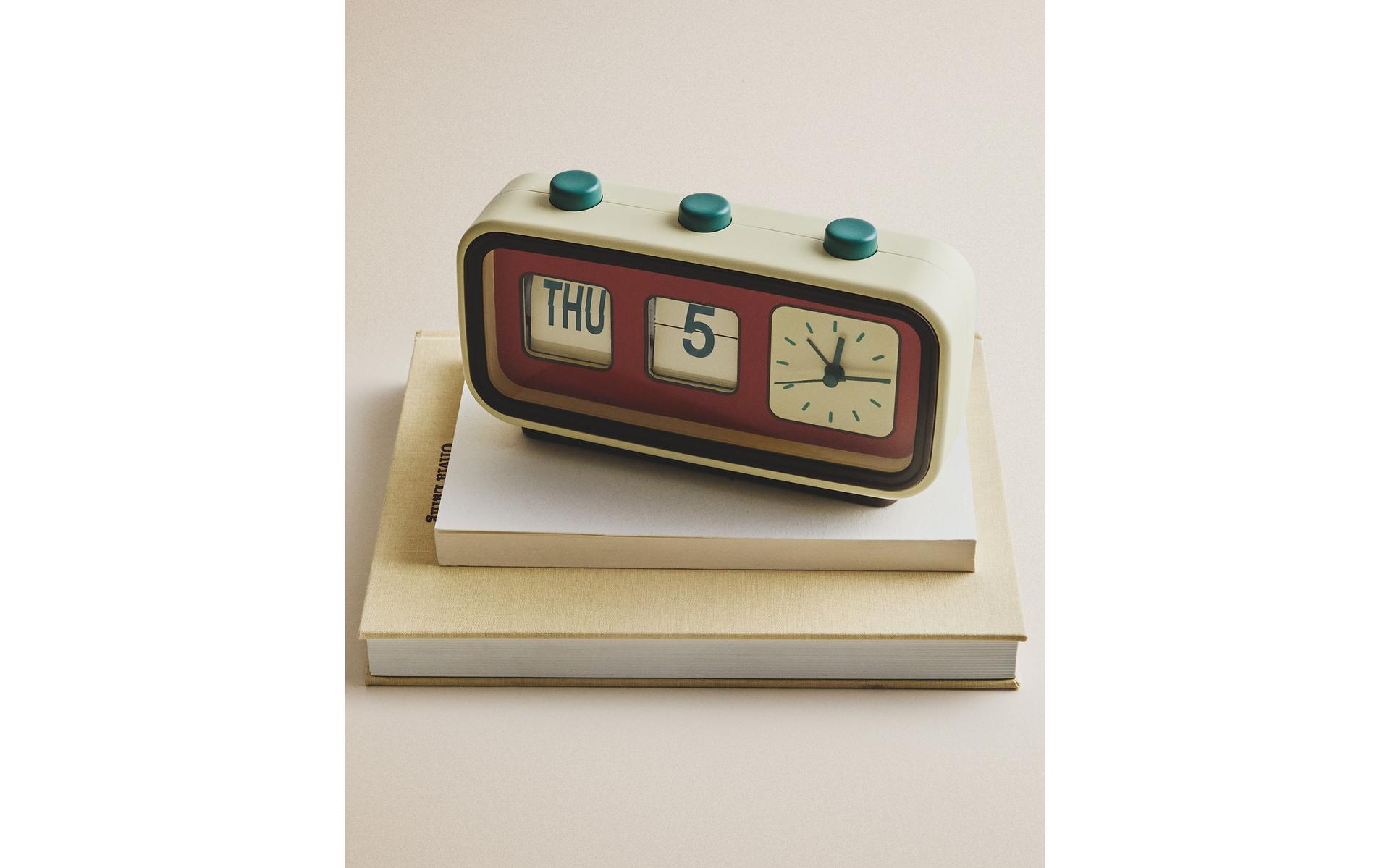 OROLOGIO CALENDARIO FLIP SVEGLIA