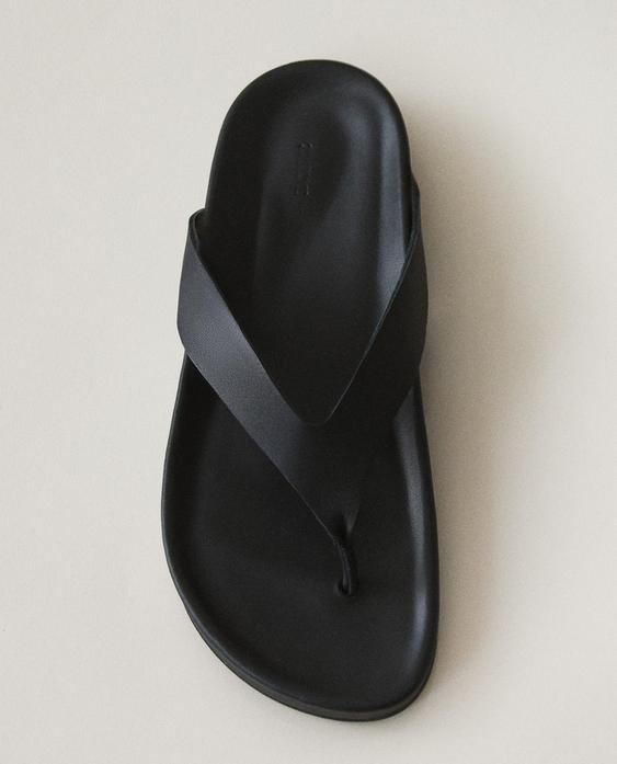 SANDALE DIN PIELE TIP THONG