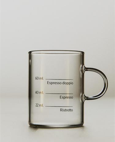 BOROSILICATE GLASS MUG WITH SILK SCREEN