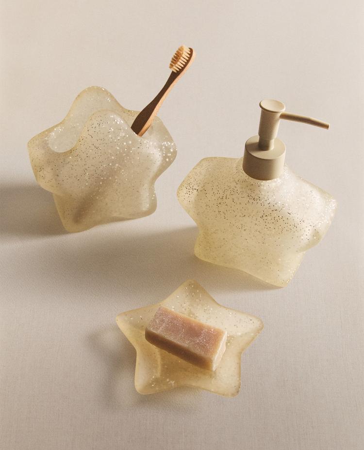 KIDS' GLITTER STAR BATHROOM SET