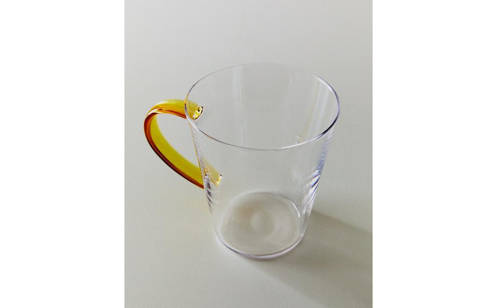 TASSE BOROSILICATE ANSE COULEUR