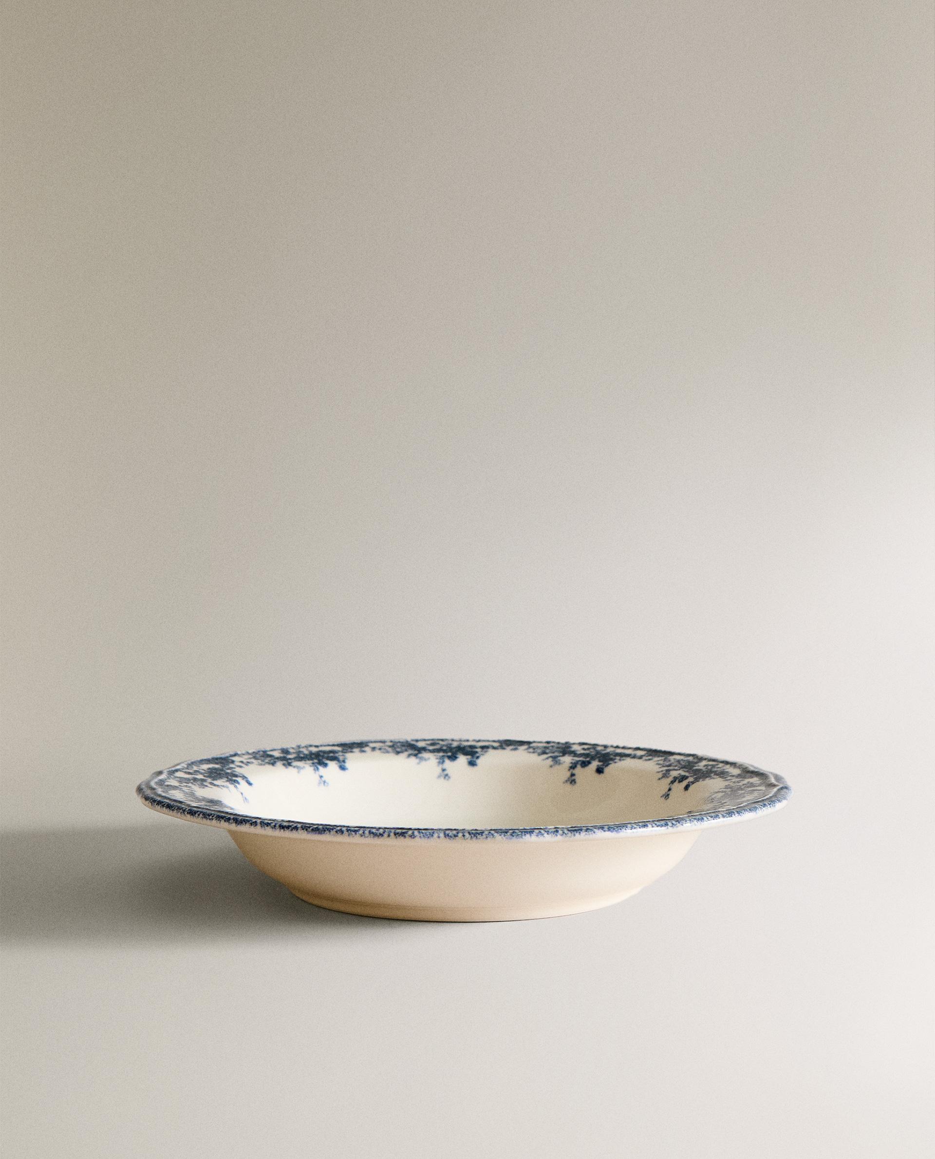 ブルー フローラル アースンウェア テーブルウェア | Zara Home 日本/Japan