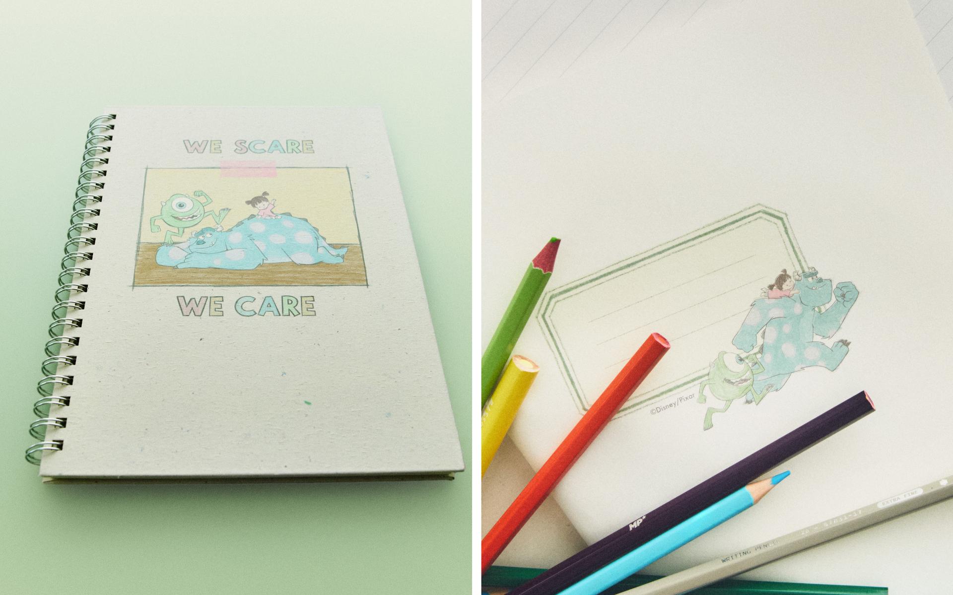 LIBRETA INFANTIL A4 MONSTERS, INC. ©DISNEY/PIXAR