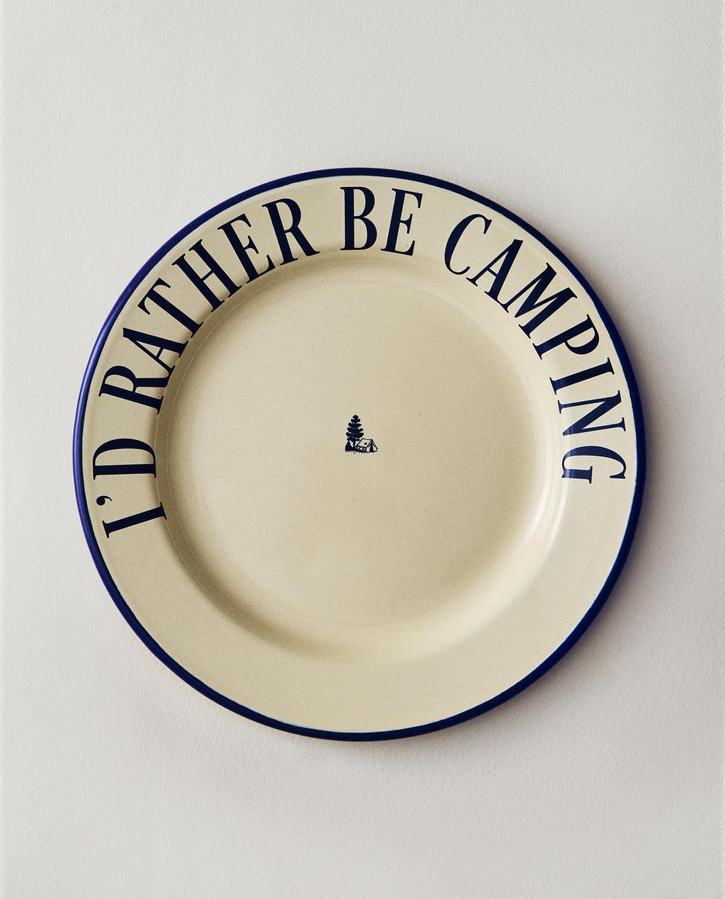 STEEL CAMPING PLATE