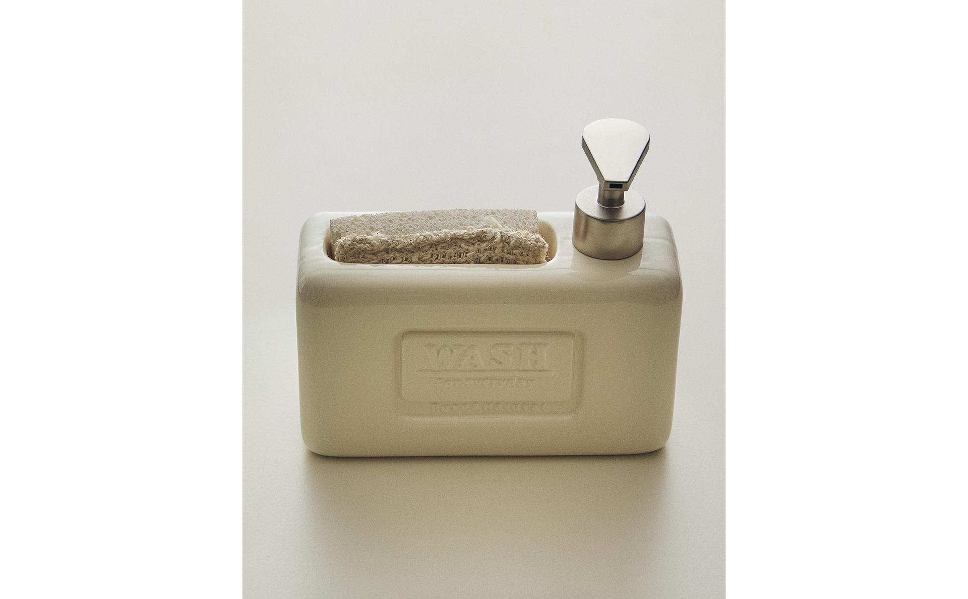 WASHING-UP LIQUID DISPENSER WITH CONTAINER