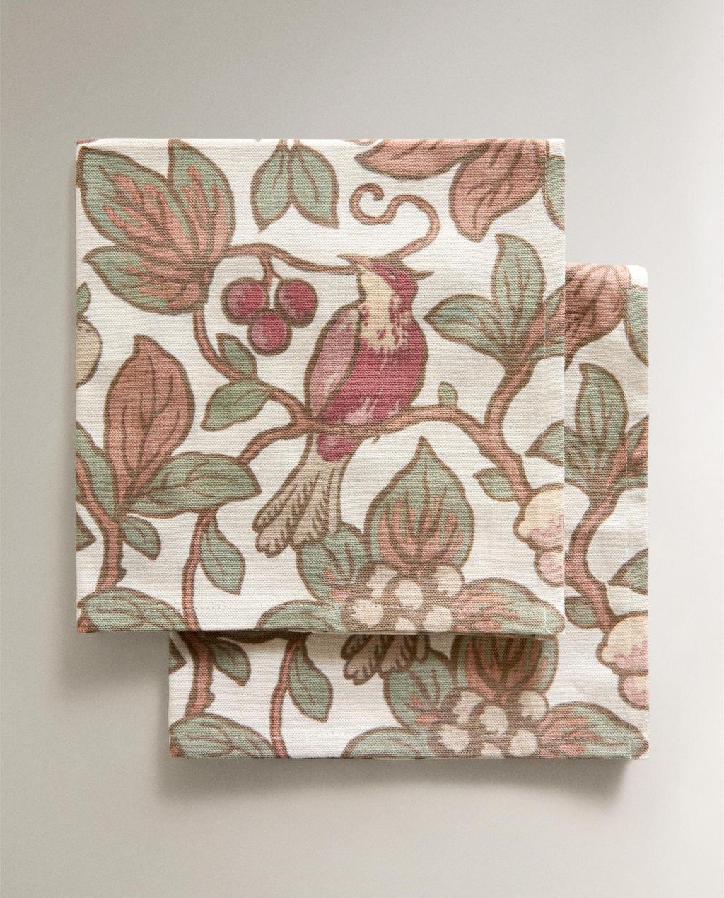 PACK DE TOVALLONS FLORS I OCELLS (PAQUET DE 2)