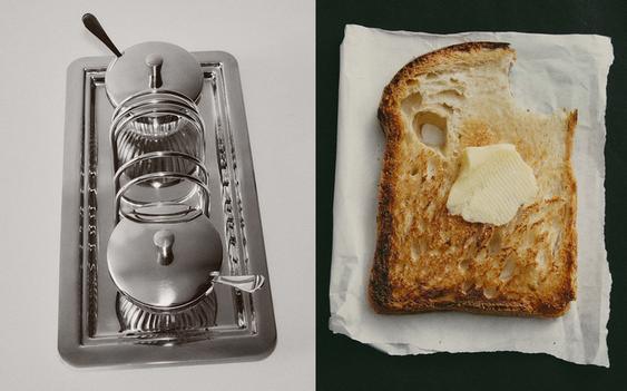 STAINLESS STEEL TOAST RACK AND CONTAINERS