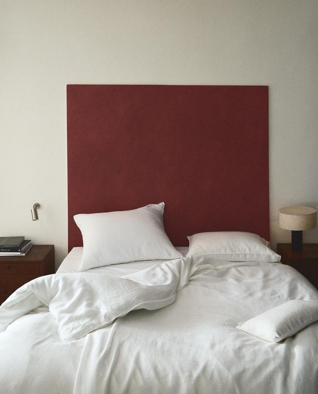 WASHED LINEN DUVET COVER (160 GxM²)