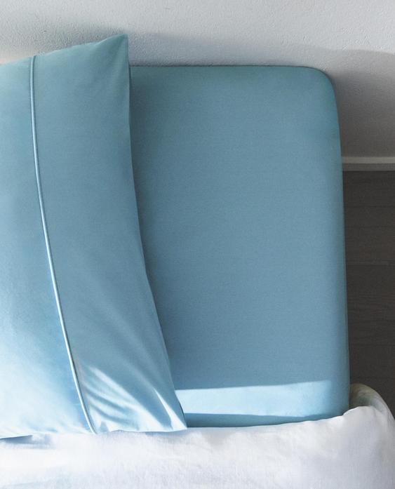 SPANNBETTLAKEN PERKAL BAUMWOLLE | 40 CM HÖHE (FADENDICHTE 300)