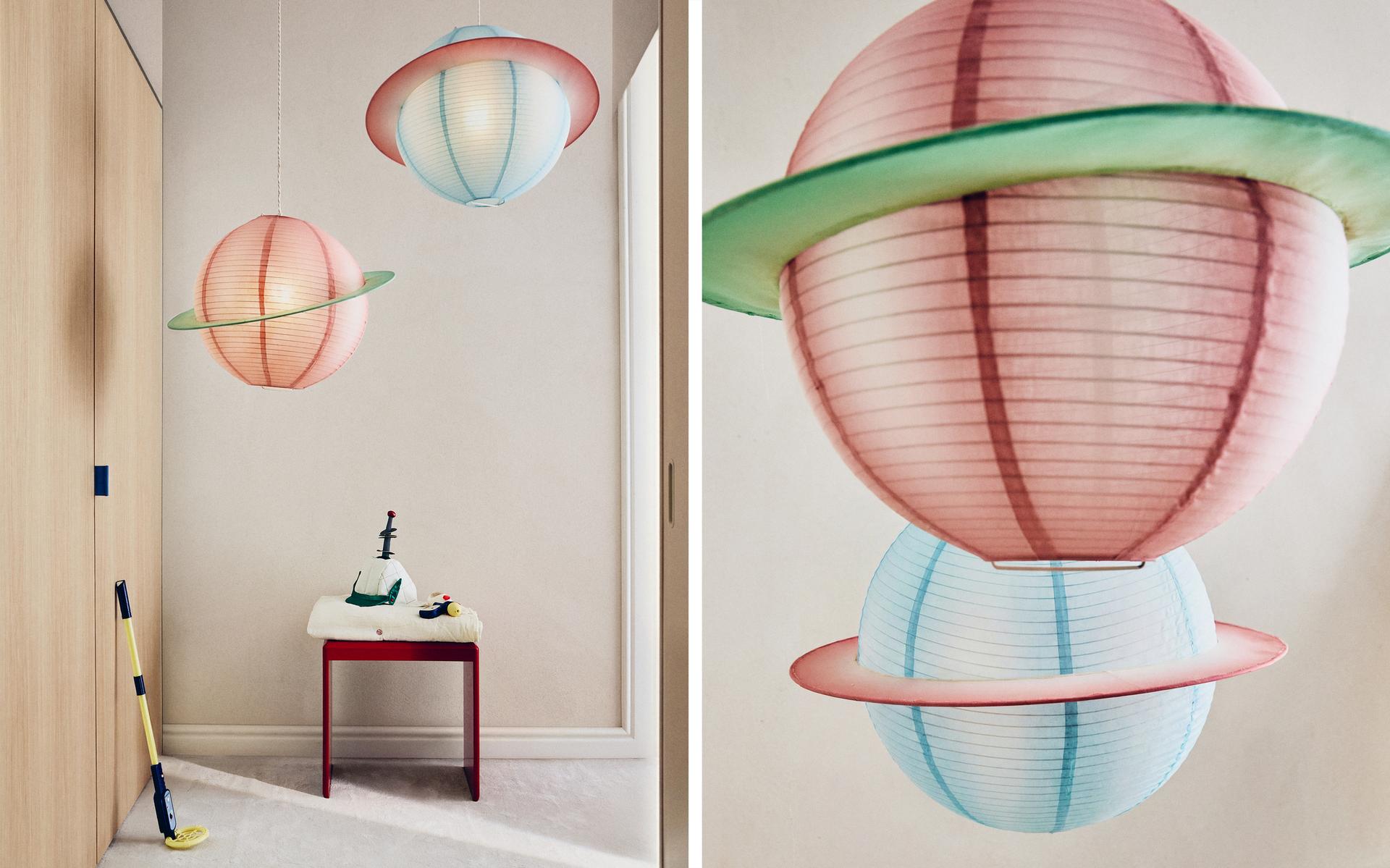 DÉTECTEUR DE MÉTAUX, ABAT-JOUR LAMPE PLANÈTES ENFANT