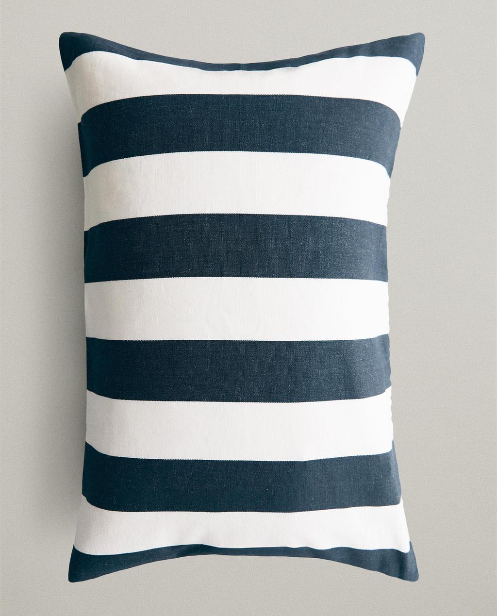 WIDE STRIPE CUSHION COVER