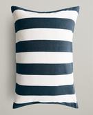 HOUSSE DE COUSSIN RAYURES LARGES