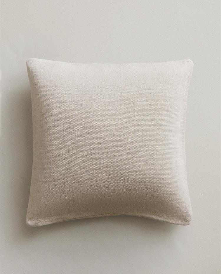 HOUSSE DE COUSSIN JUTE ET COTON